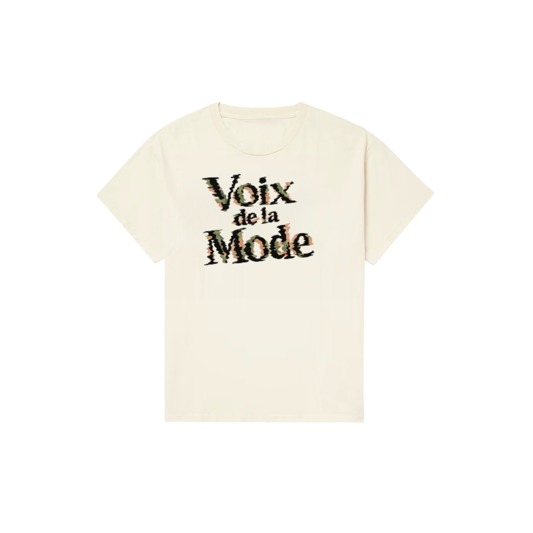 Camo crème Voix de la Mode T-shirt