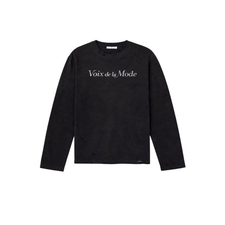 VDLM BLACK LONG SLEEVE T-SHIRT